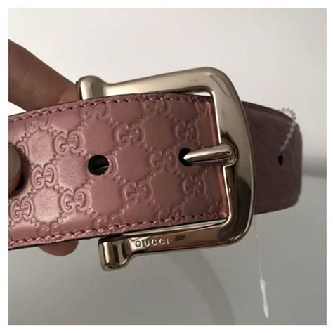 cintura gucci reversibile rosa|Cinture Gucci da uomo .